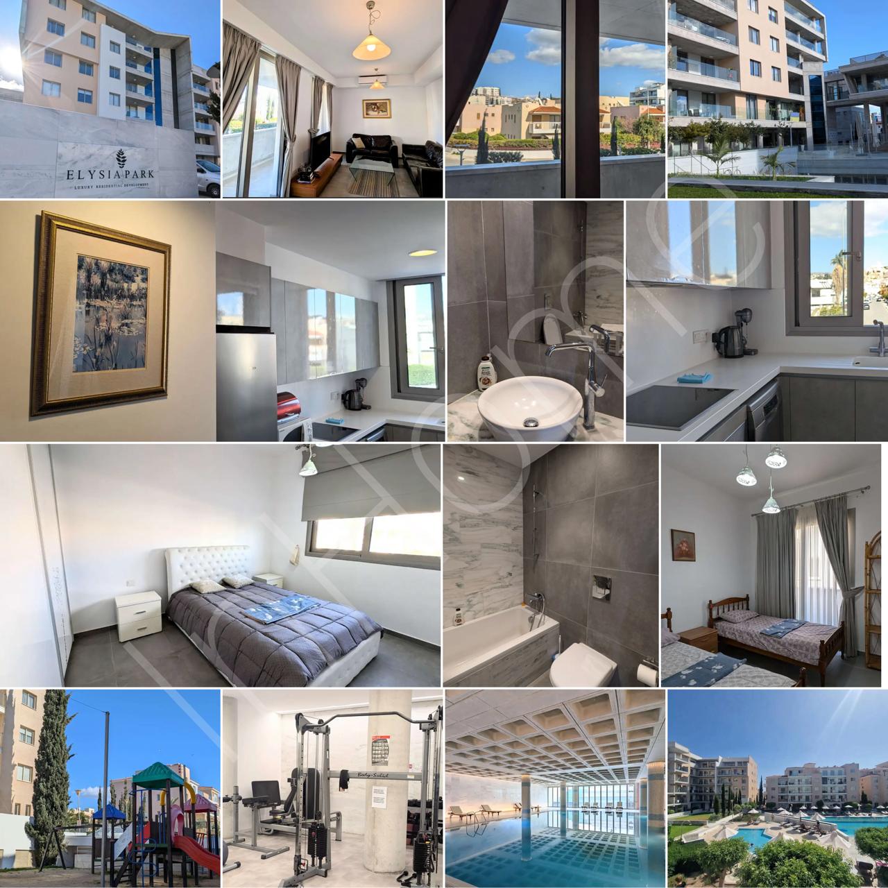 2-спальная квартира в city center, paphos