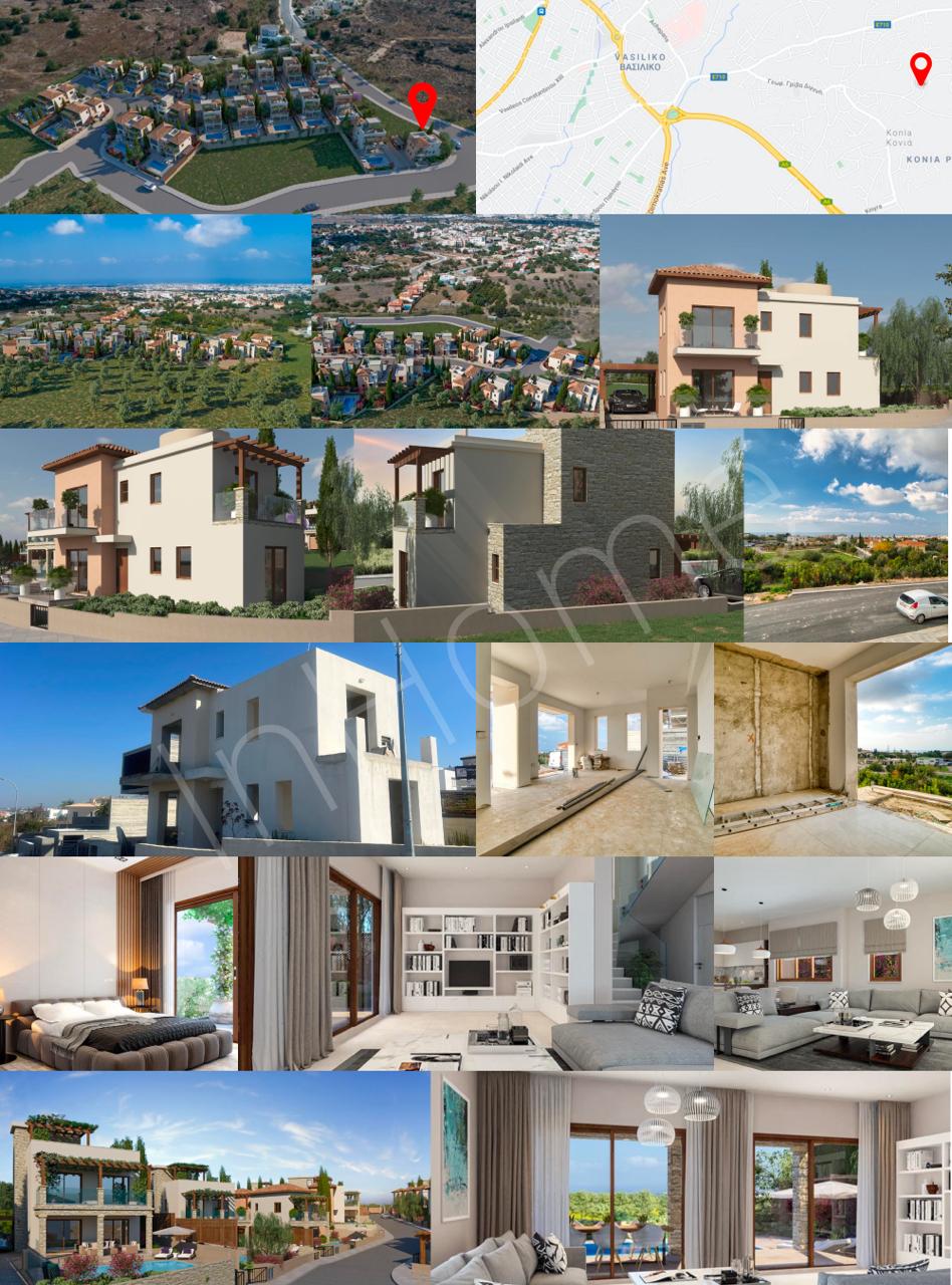 3‑спальная вилла в Konia, Пафос